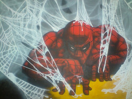 airbrush + maľba 130cm/110cm